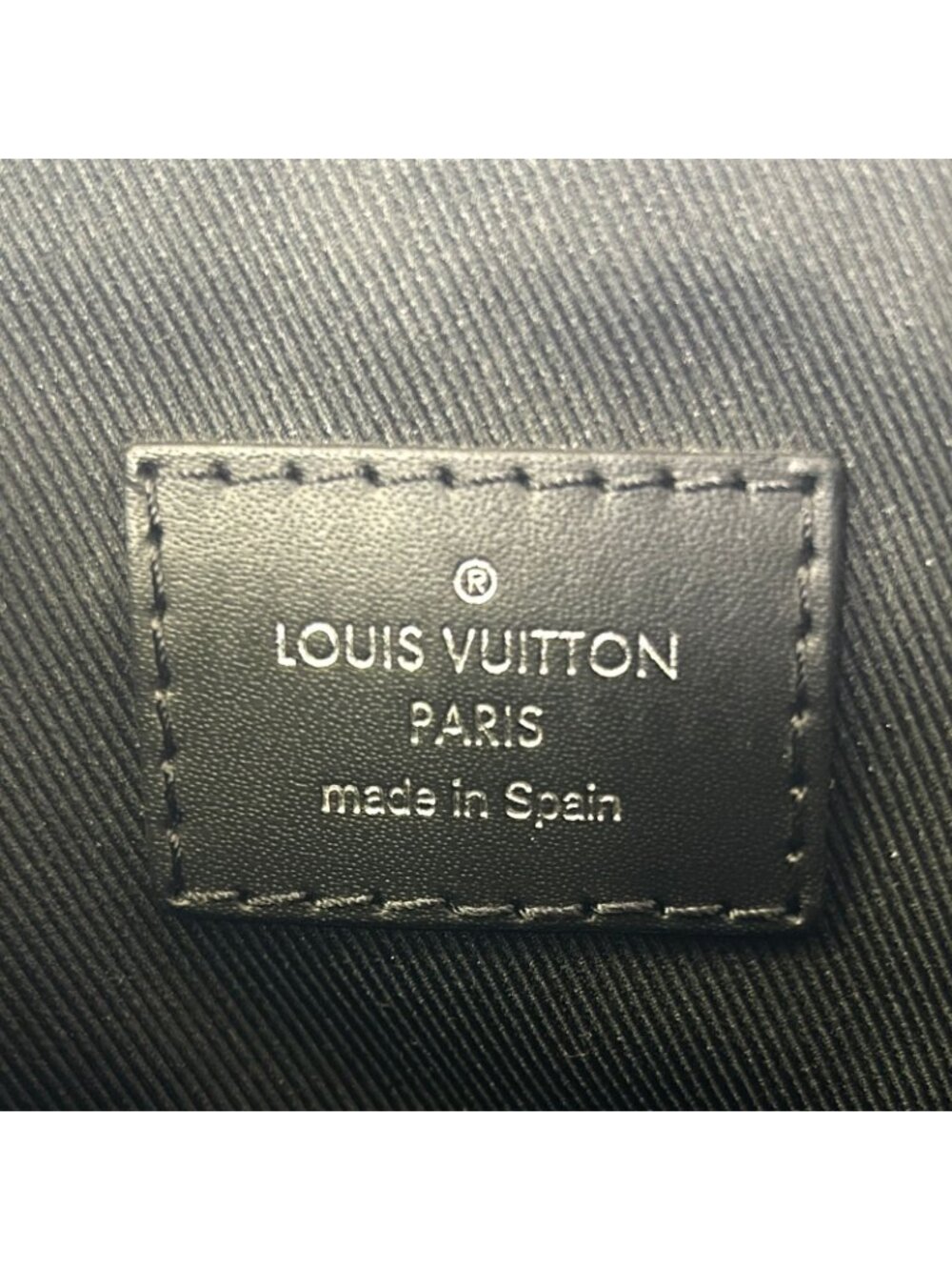 Louis Vuitton Mick PM Damier Graphite Initial Leather Black Shoulder Bag Silver - Picture 4 of 14